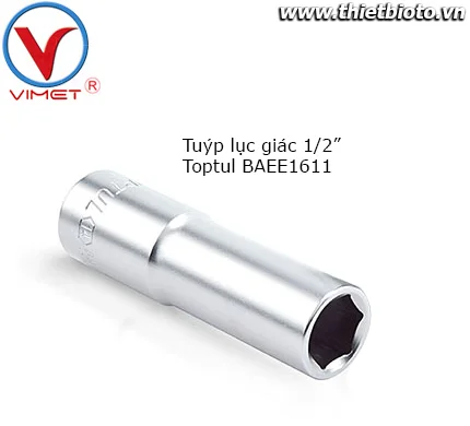 Tuýp lục giác dài 1/2" Toptul BAEE1611