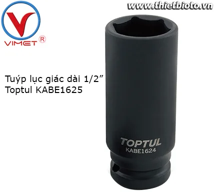 Tuýp lục giác dài 1/2" Toptul KABE1625
