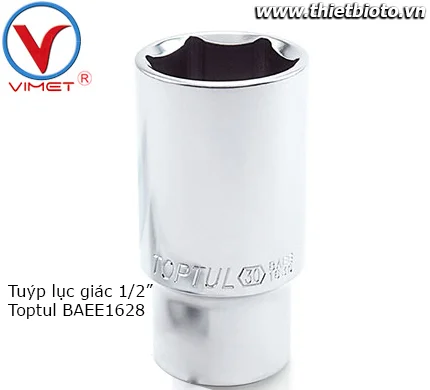 Tuýp lục giác dài 1/2" Toptul BAEE1628