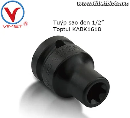 Tuýp sao đen 1/2" Toptul KABK1618